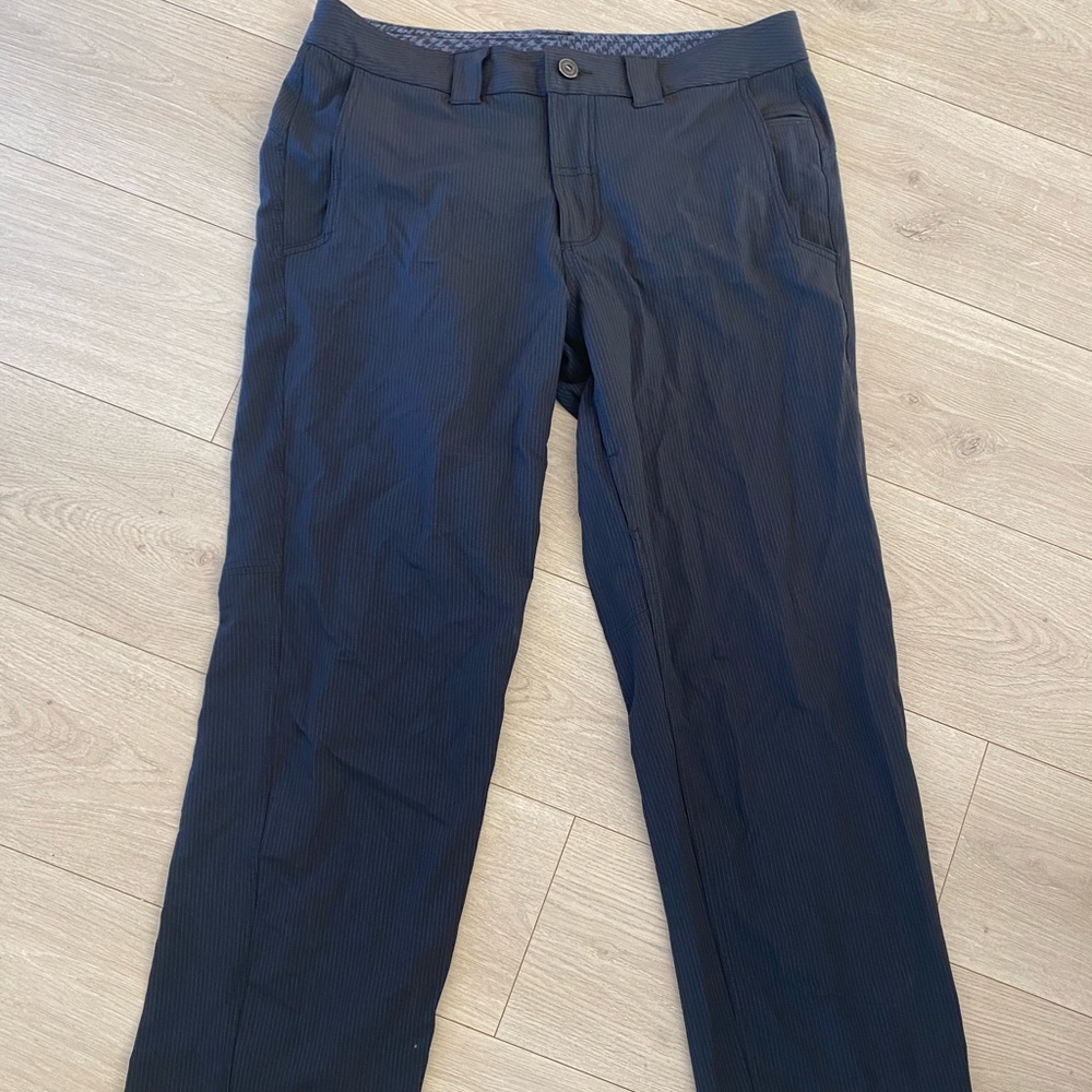 lululemon athletica Men's Navy Pinstripe Chinos